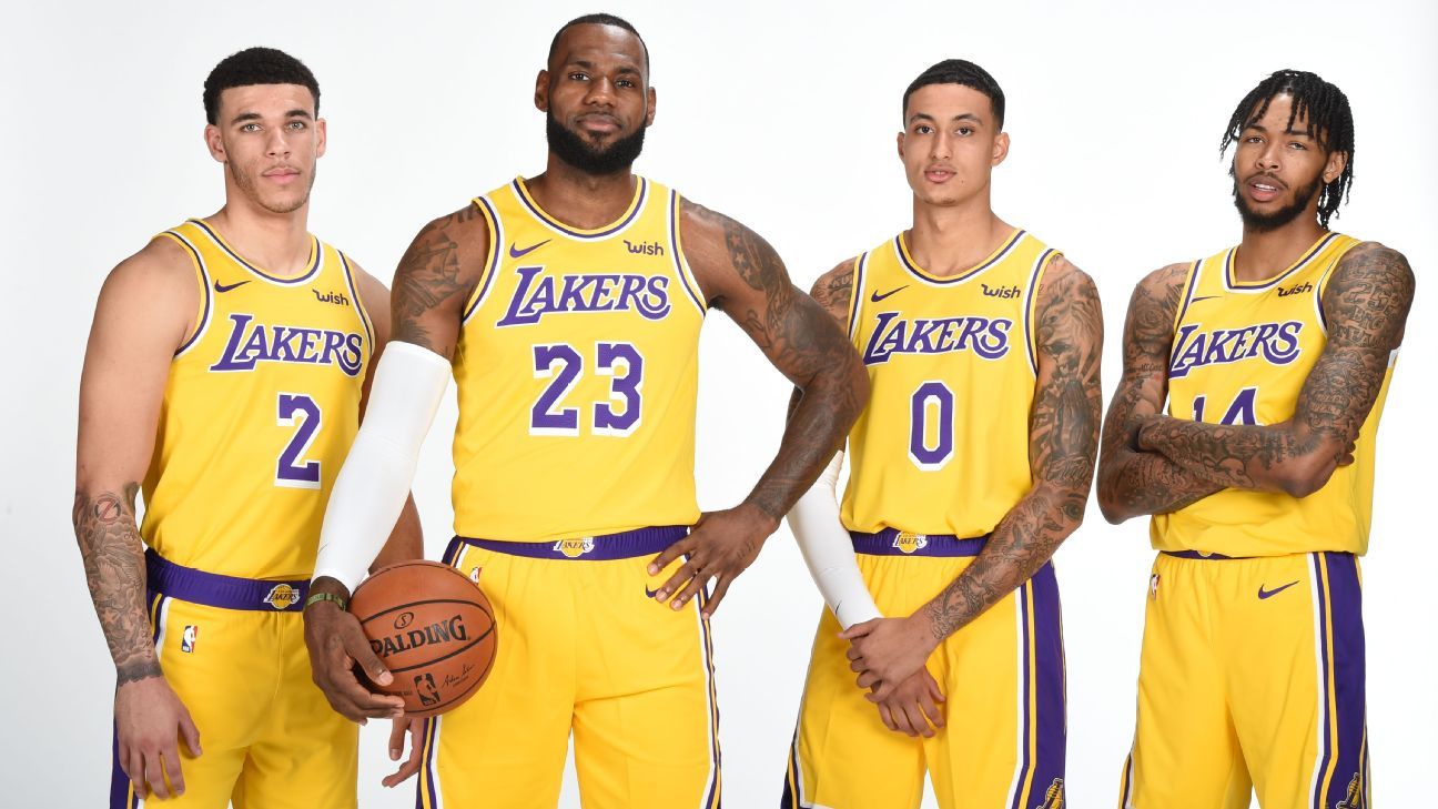 Kyle Kuzma eager to see 'death lineup' from Los Angeles Lakers