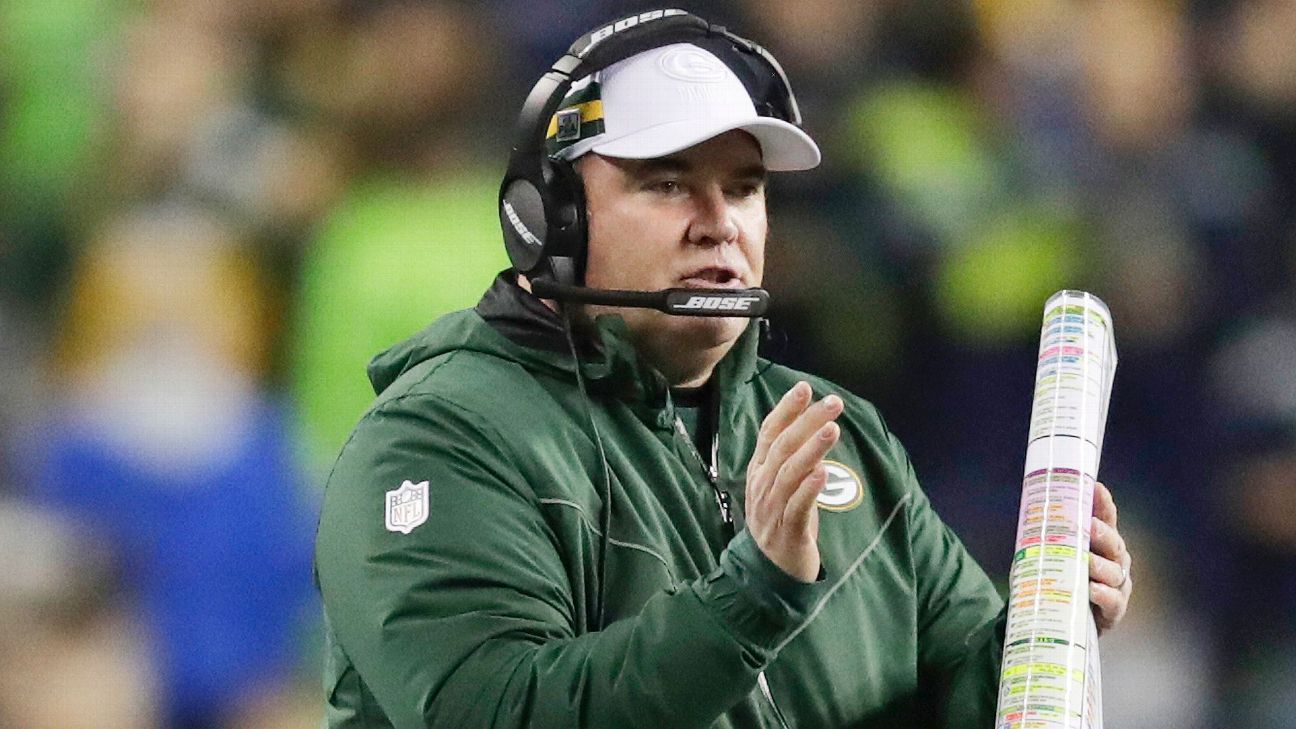 Mike McCarthy -- Green Bay Packers chasing Super Bowl title, not NFC North  division crown - ESPN