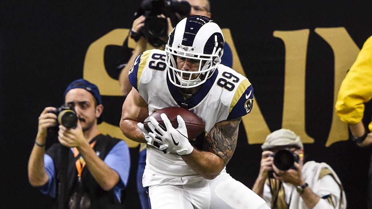 Rams, Tyler Higbee agree to contract extension before Week 4