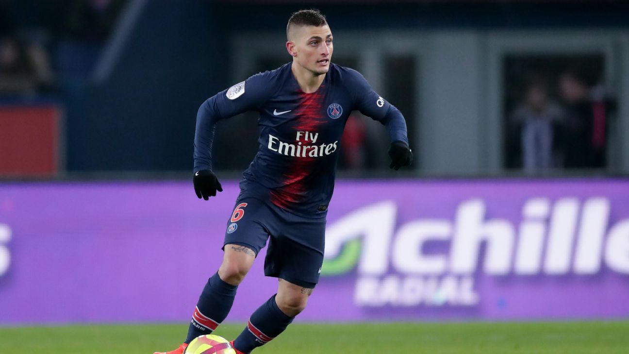 Source: PSG's Marco Verratti trains but status unclear for ...