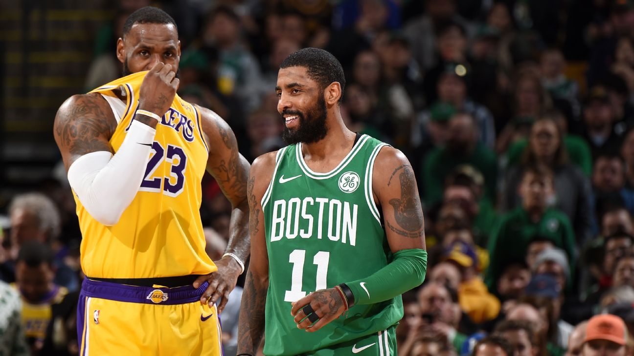 Com frase em camisa, LeBron e Irving protestam contra Justiça de