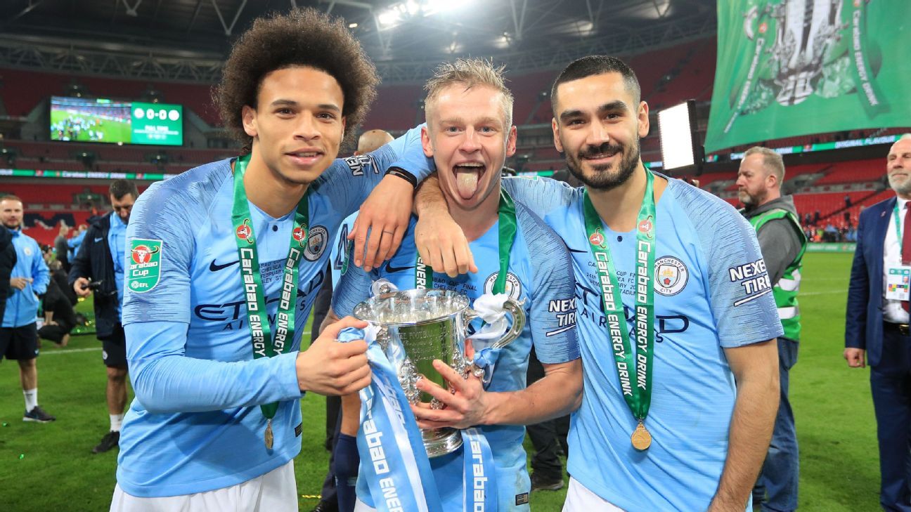 Sane Zinchenko set for Manchester City contract extensions sources ESPN