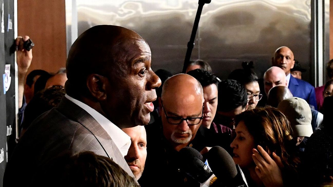 Magic Johnson abruptly steps down as LA Lakers president, NBA