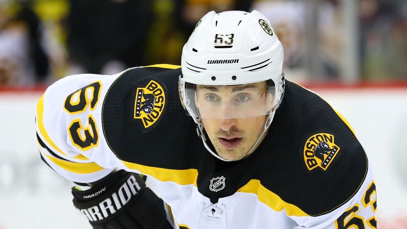 Today I learned Marchand had frosted tips : r/hockey