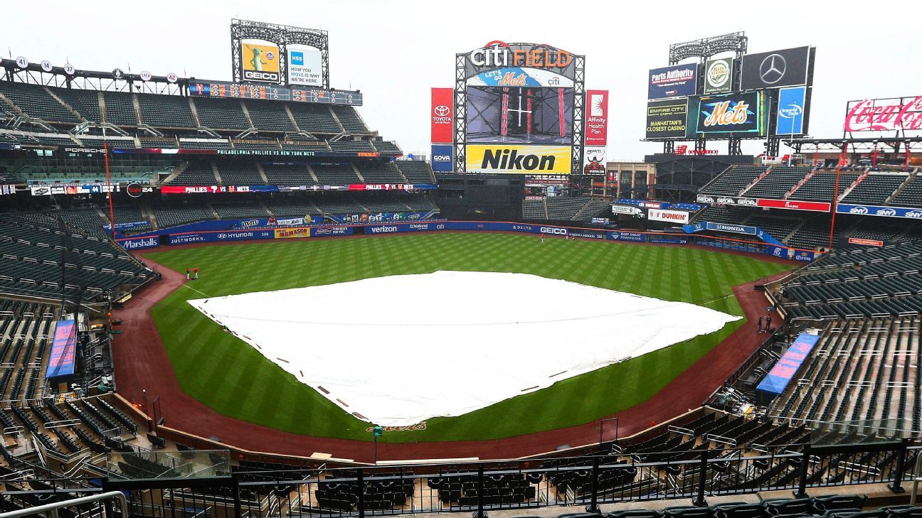 Dodgers-Mets PPD, doubleheader set for Tuesday