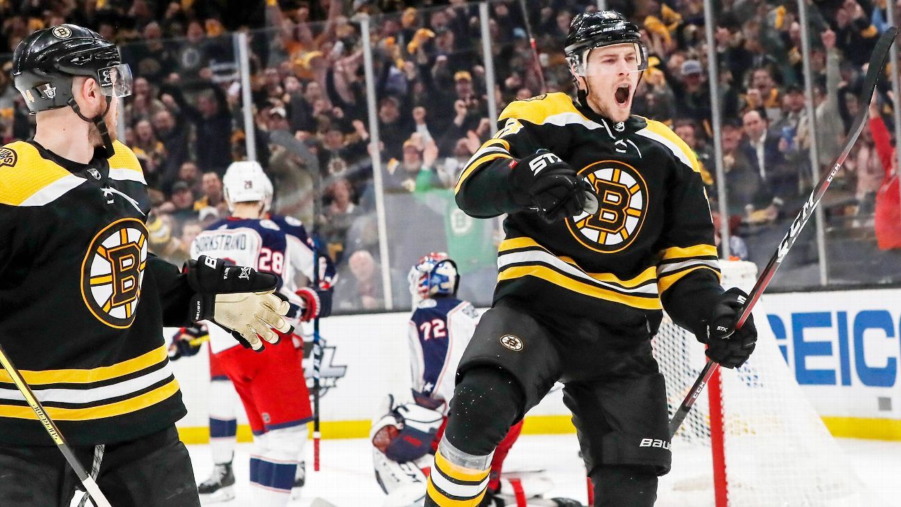 Bruins Playoffs 2019: Charlie Coyle's overtime goal gives Boston 3-2 win  over Columbus in Game 1 (video) 