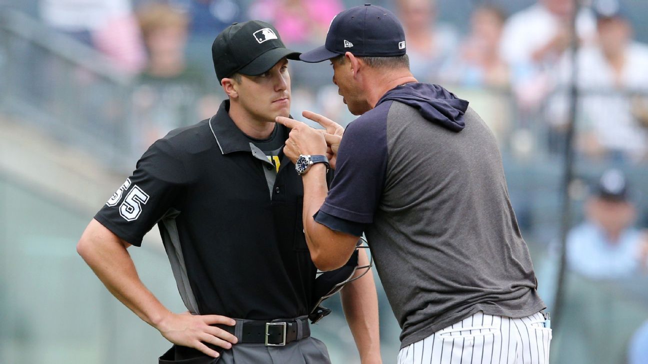 A savage in the manager's seat -- New York Yankees boss Aaron Boone was  made for this moment - ESPN