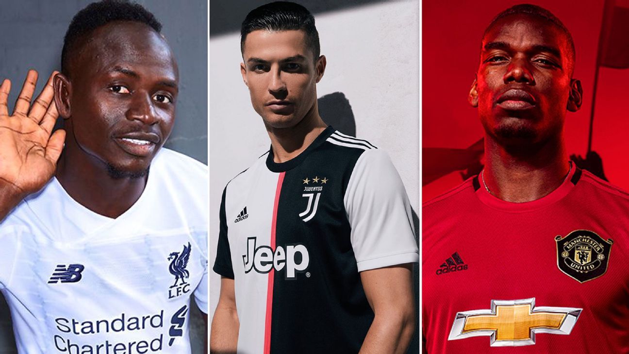 2019-20 kits: All the new home, away and third jerseys for Europe's top 
