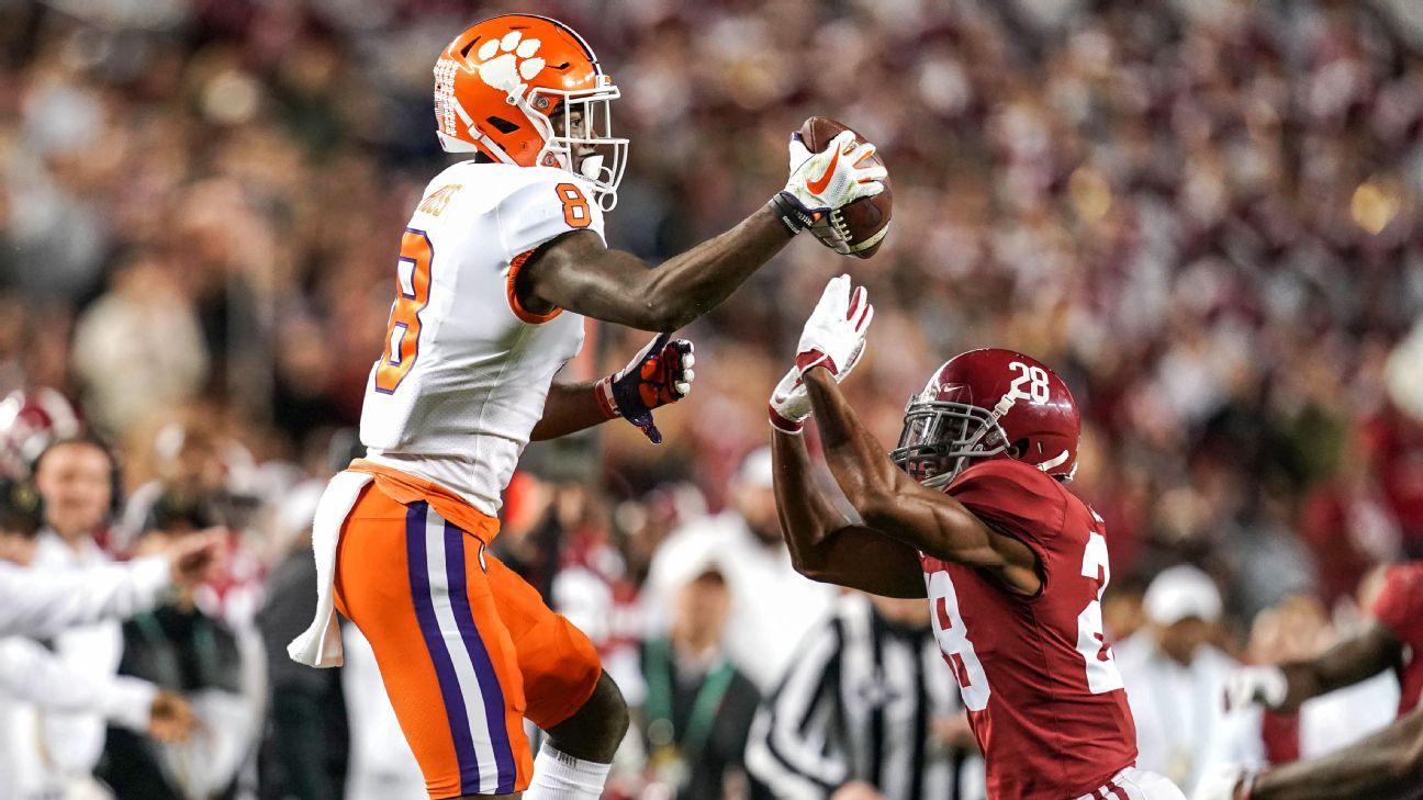 Clemson star WR Justyn Ross out for the season due to spinal