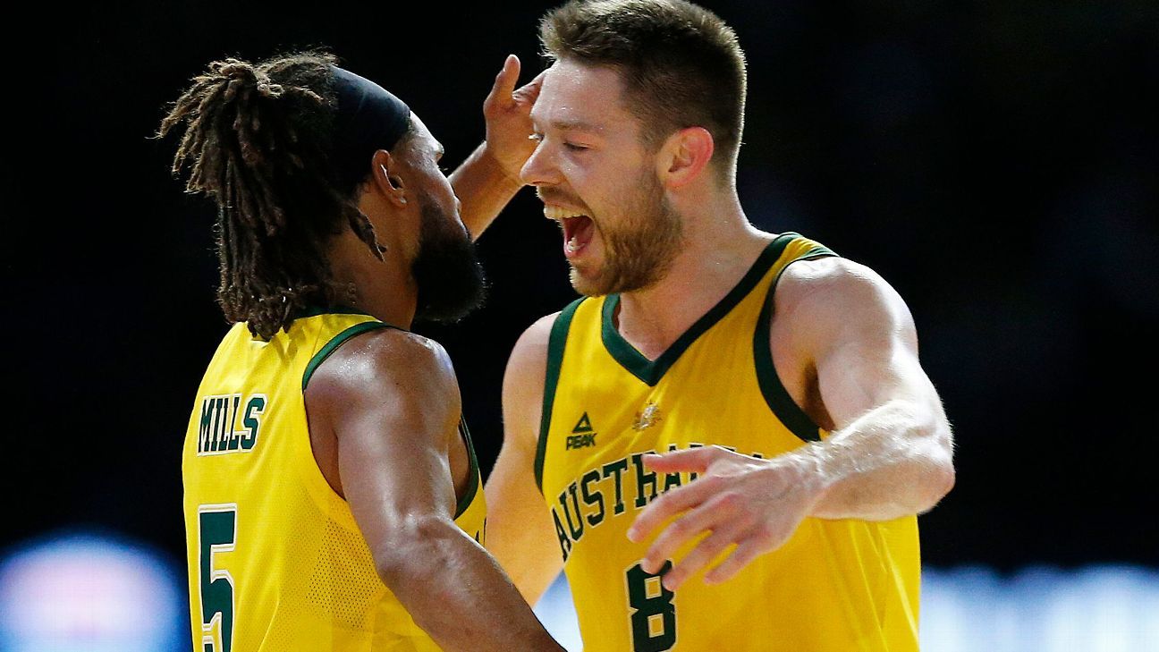 Matisse Thybulle Australian Boomers National Away Yellow Jersey