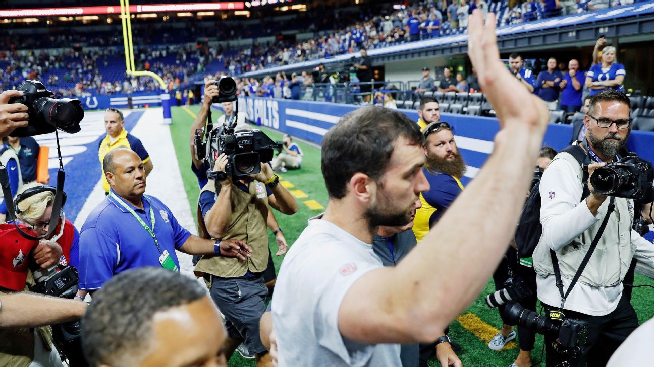 Andrew Luck Dresses as 'Capt. Andrew Luck' on 'Thursday Night Football'