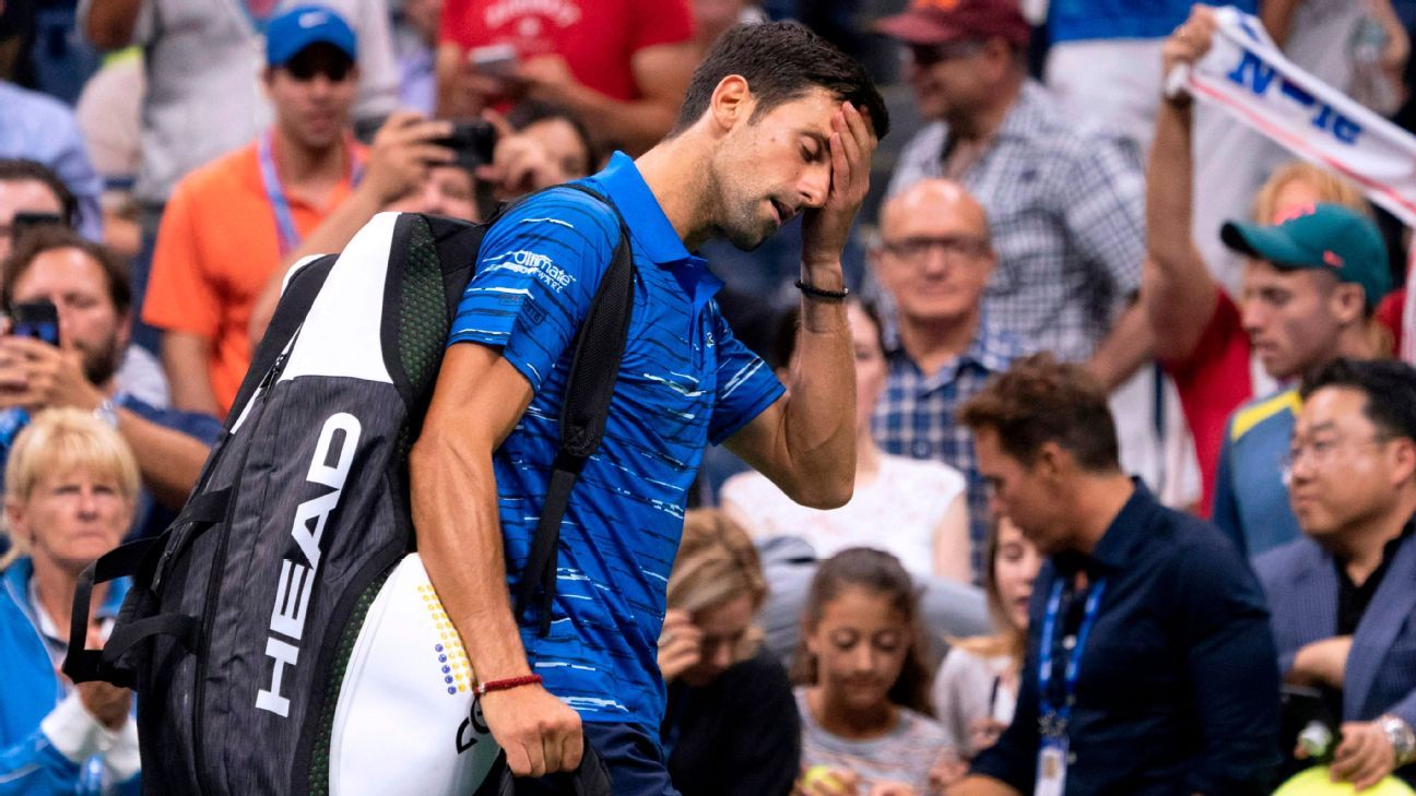Fans boo as Djokovic retires from Open match - ESPN