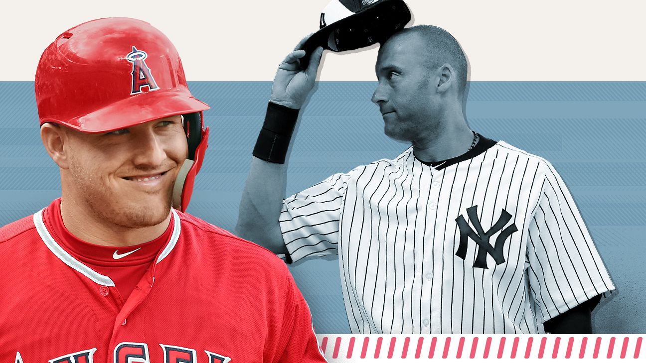 Yankees' Derek Jeter, Angels' Mike Trout carry N.J. in ranking of