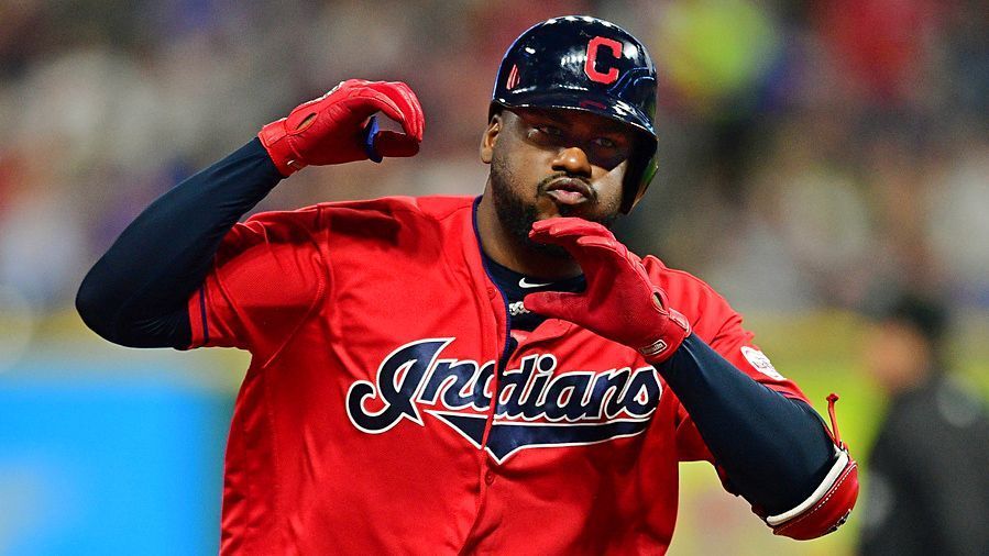 Cleveland Indians Franmil Reyes. 2020.  Cleveland indians baseball,  Cleveland indians, Indians