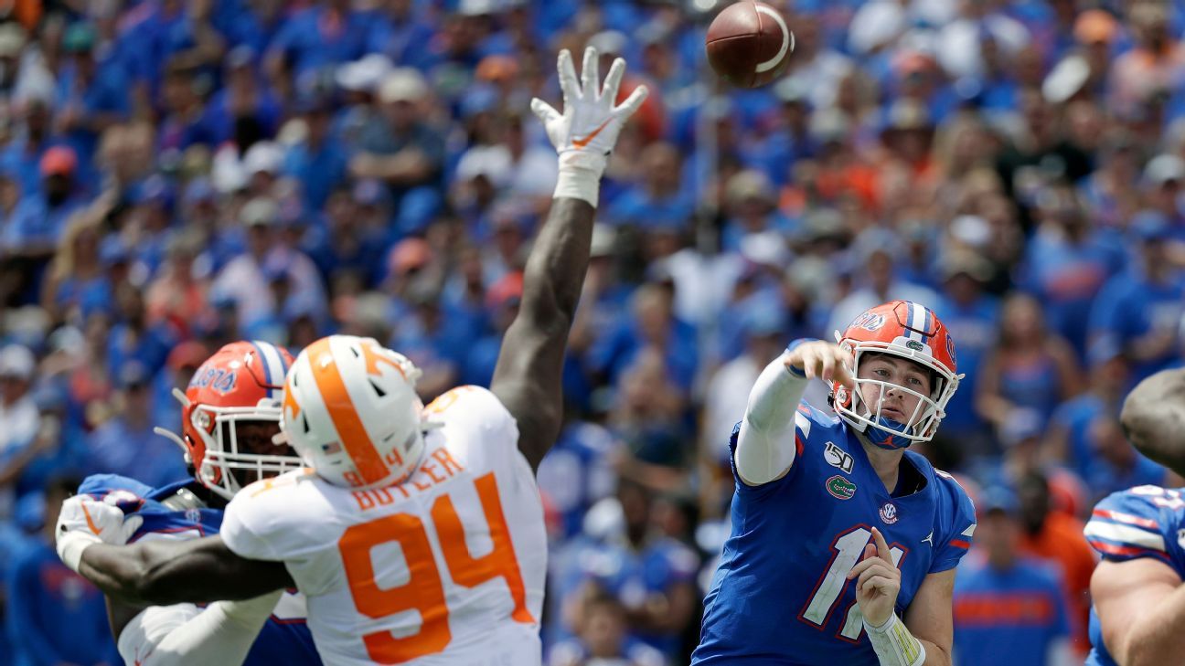 Gators QB Trask stars in 1st start in seven years - ESPN