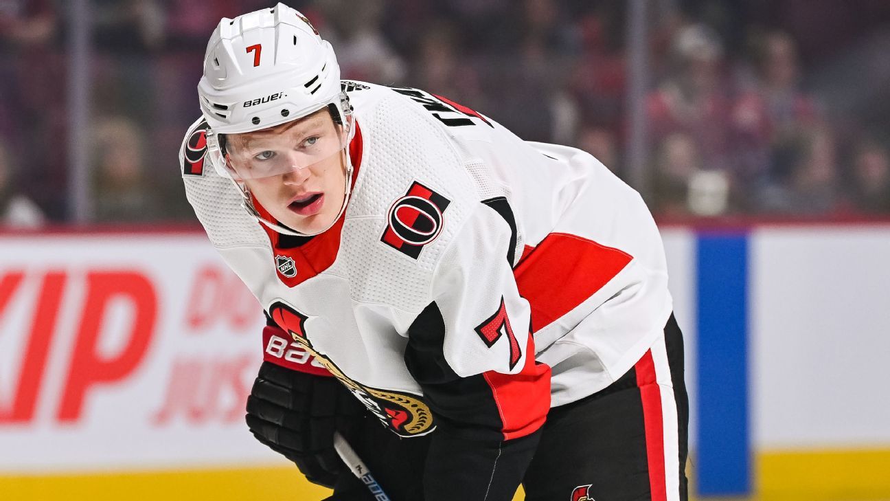 Sens' Brady Tkachuk named captain of Team USA