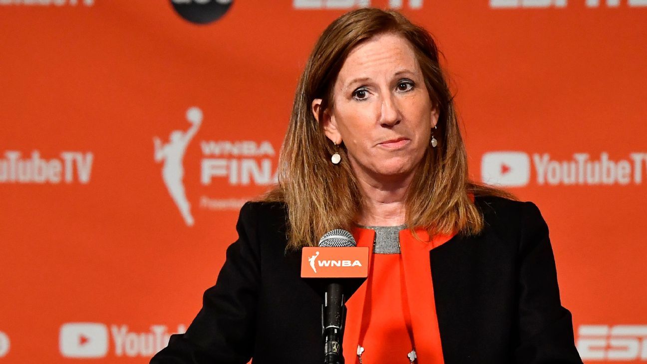 WNBA commissioner Cathy Engelbert says paying for charter flights would jeopardi..