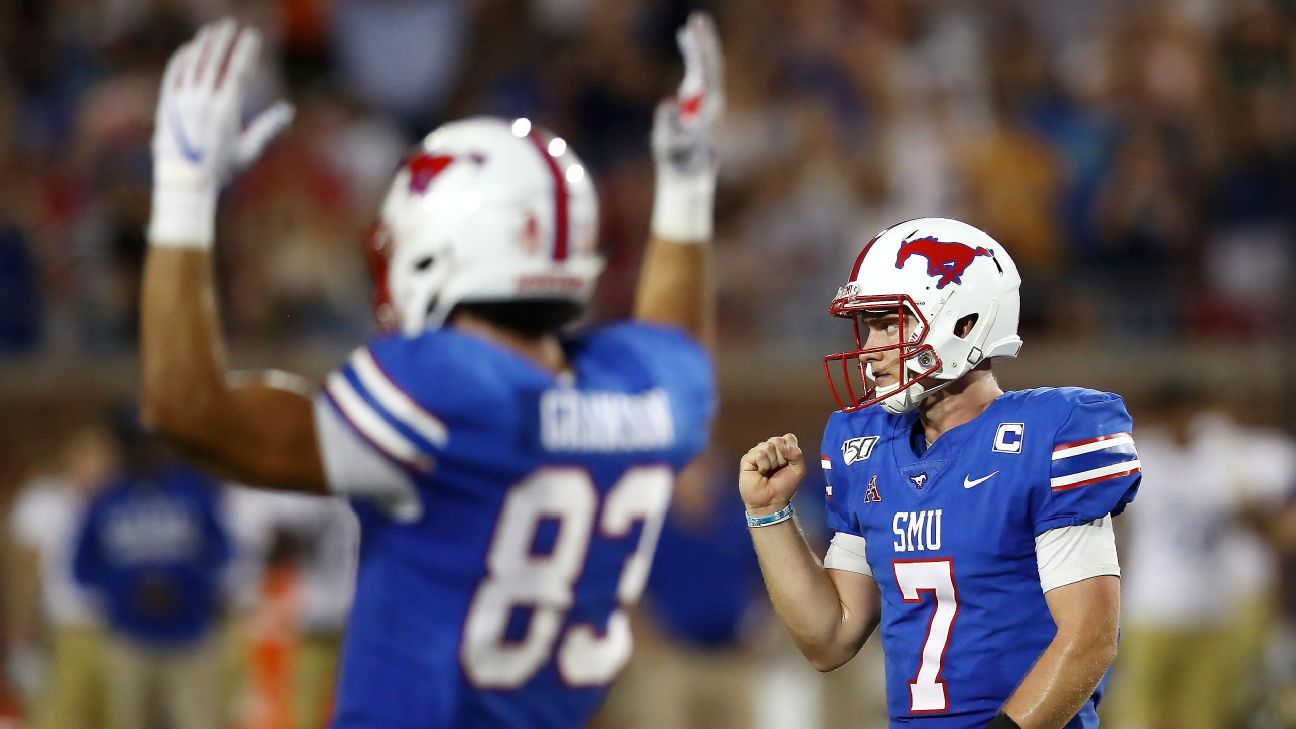 College Football on ESPN - No. 21 SMU Football runs away with the