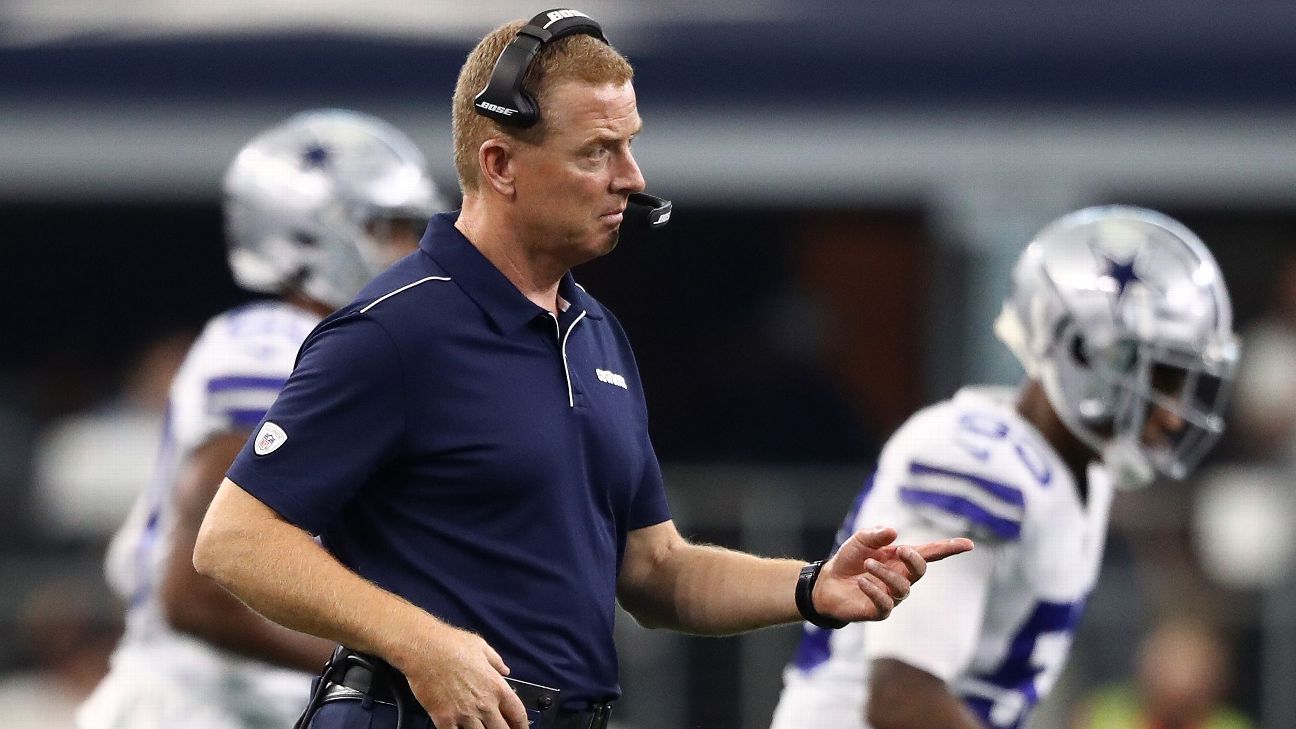 Packers QB Aaron Rodgers, Cowboys coach Jason Garrett 'had a ball