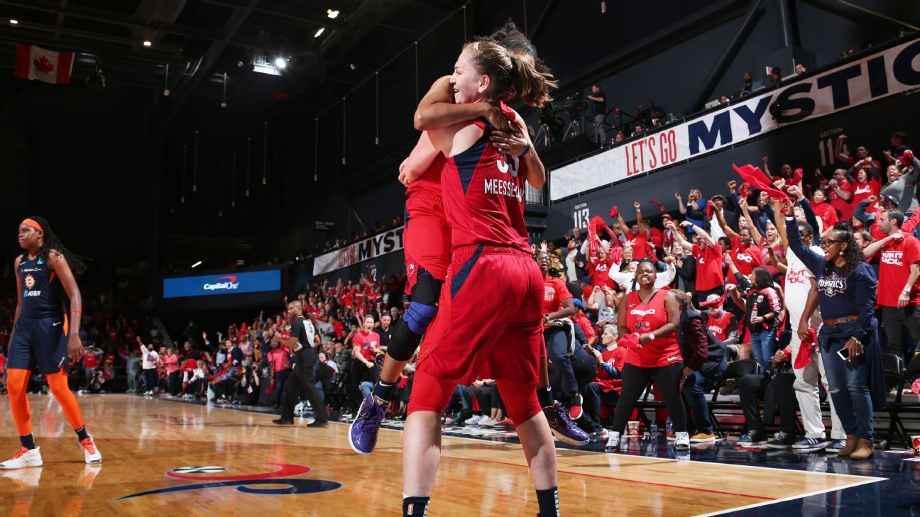Watch the moment the Washington Mystics won the 2019 WNBA title - ESPN