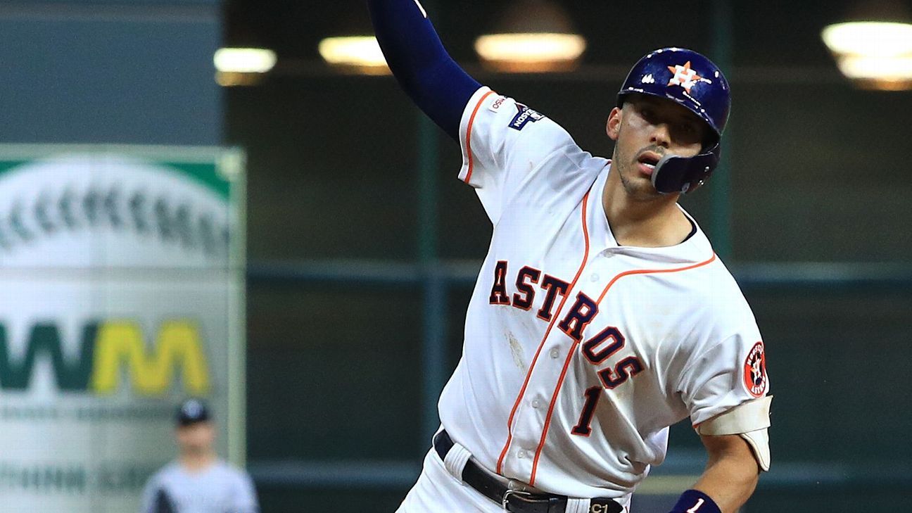 Carlos Correa Walk Off Home Run vs Yankees, Astros vs Yankees ALCS Game 2