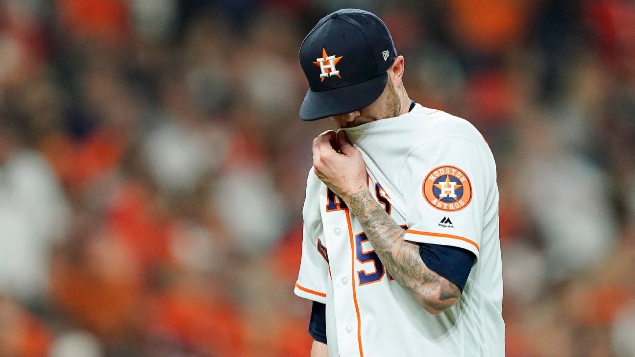 Astros' Pressly slams Carapazza after ejection: 'You have to be