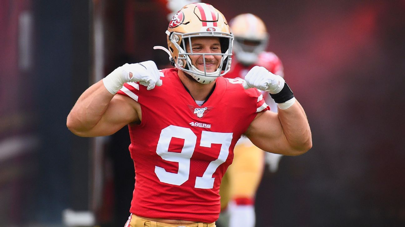 NFL free agency: 49ers must help Nick Bosa on the defensive line