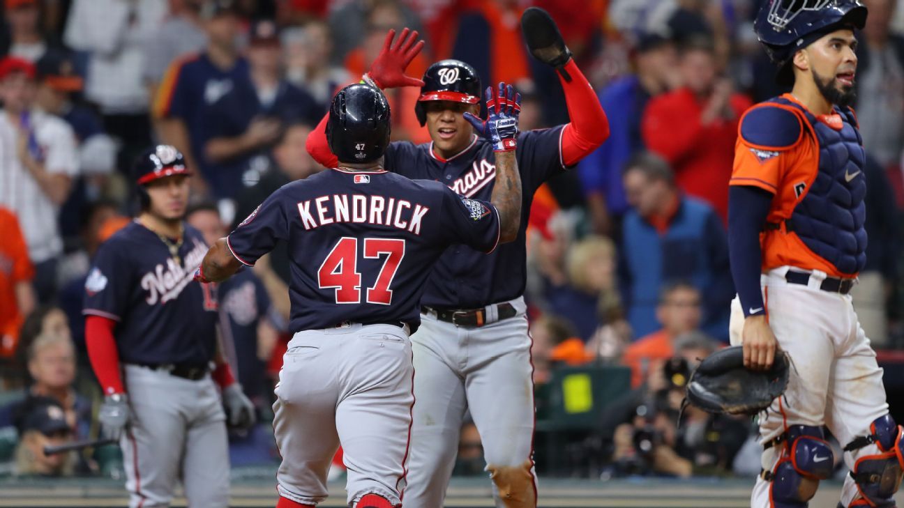 MLB on X: FINISHED THE FIGHT. The @Nationals are #WorldSeries