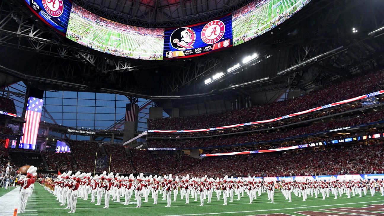 Alabama, Florida State scheduled to play in 2025, '26 seasons ESPN