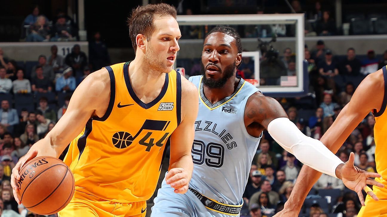 Jazz forward Bojan Bogdanovic (wrist) out for season