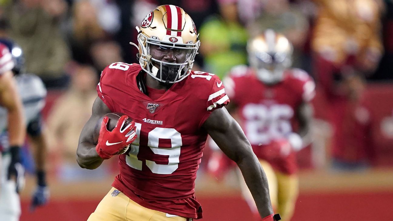 49ers-Dolphins: Deebo Samuel, Trent Williams active