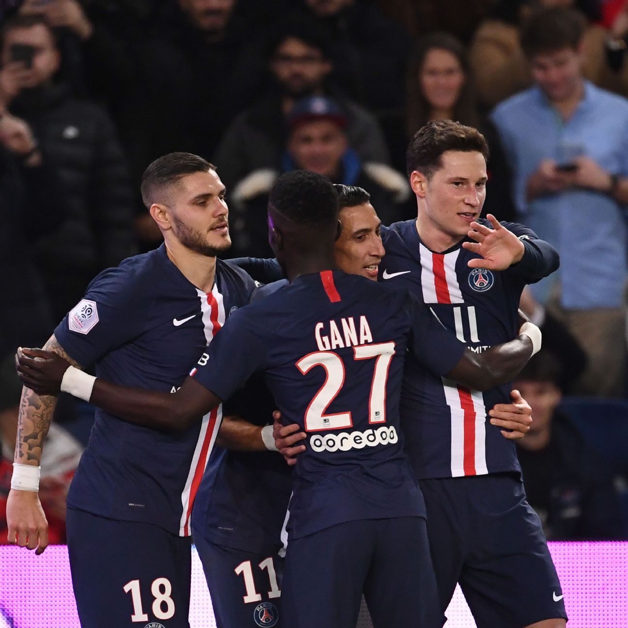 Paris Saint Germain Vs Lille Football Match Report November