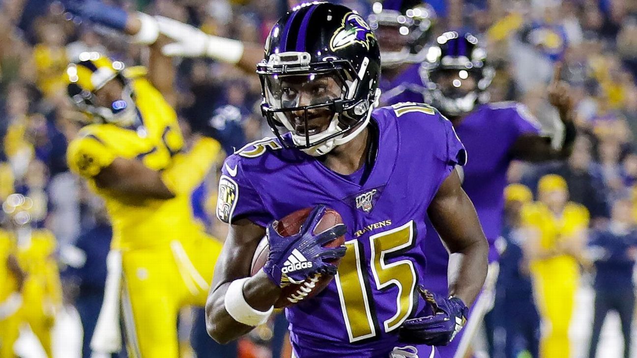 Marquise Brown latest Raven to change jersey number - Baltimore Beatdown