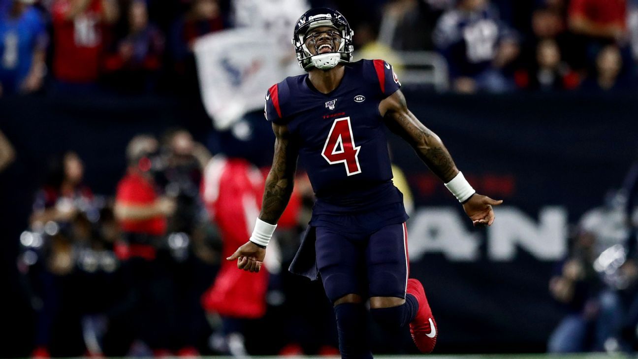 Watson's 4 TD passes leads Houston Texans past the Detroit Lions