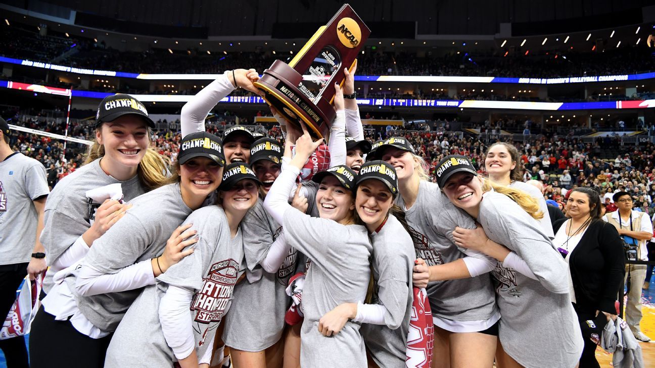 Stanford volleyball tops Wisconsin for ninth NCAA championship