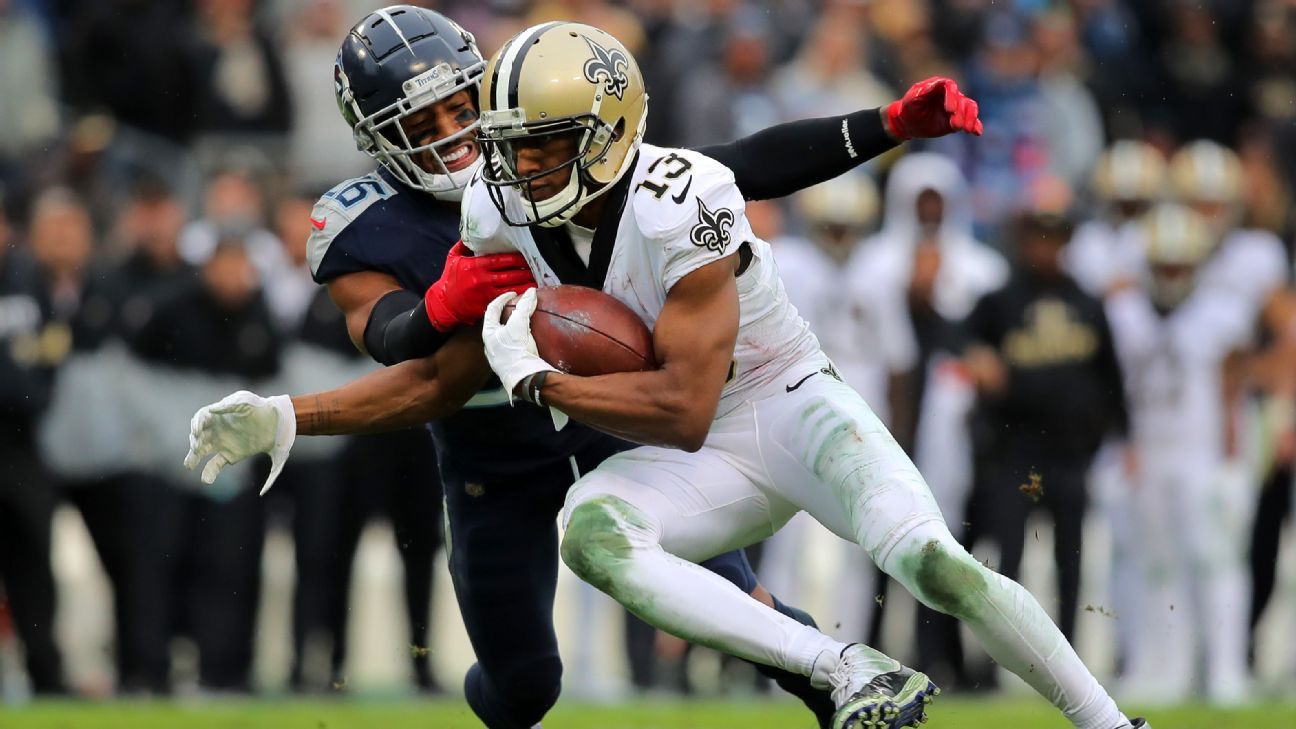 NFL on ESPN - Michael Thomas has a New Orleans Saints single-season record  126 receptions and counting 