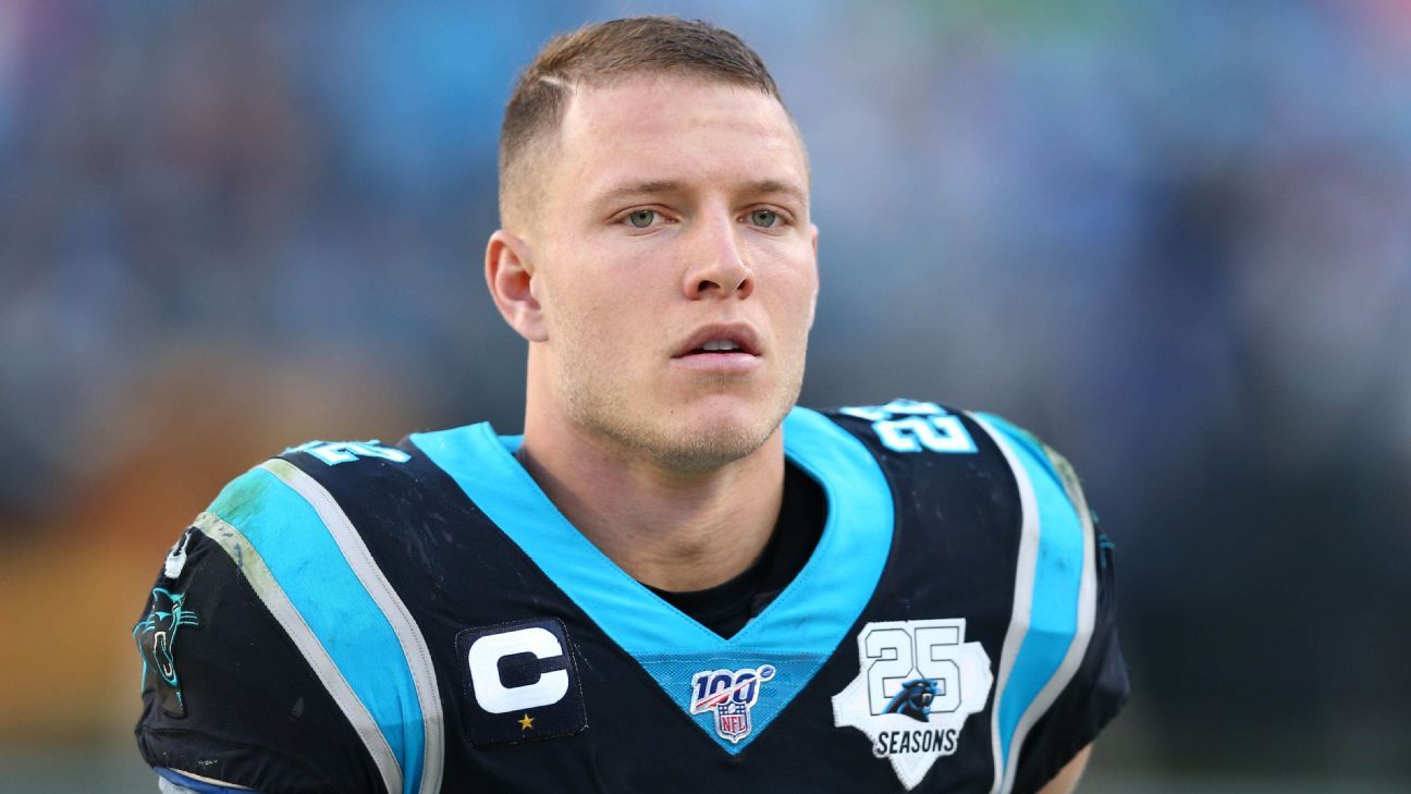 christian mccaffrey plaaying for new england