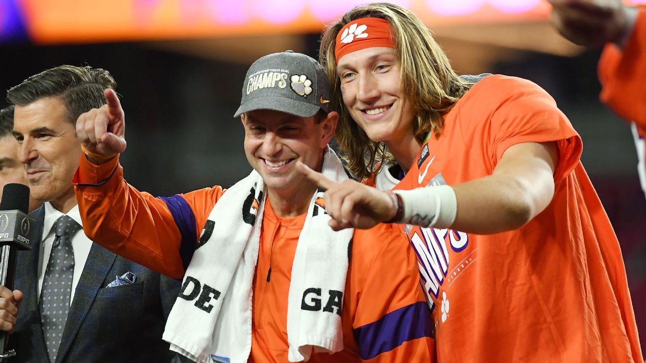 Trevor Lawrence: Dabo Swinney proud of former Clemson QB