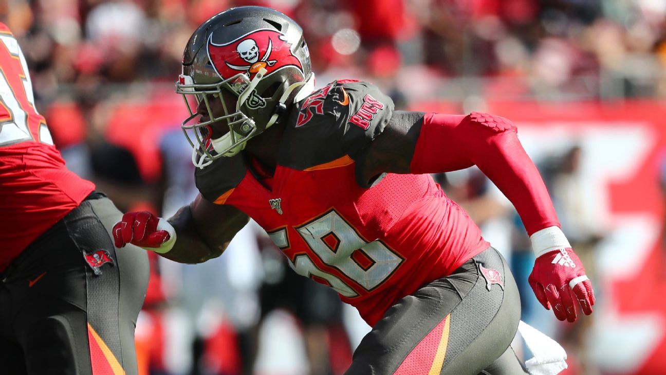 Shaquil Barrett sets Bucs single-season sack record