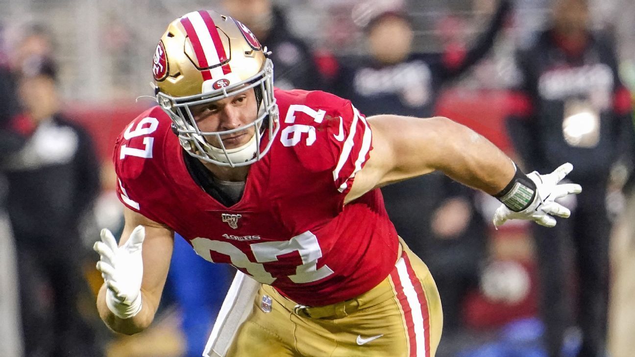 49ers Starter Gives Honest Admission About Nick Bosa's Absence