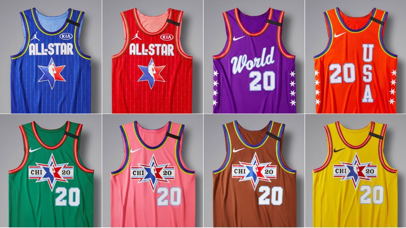 Ranking the greatest NBA All-Star jerseys - Sports Illustrated