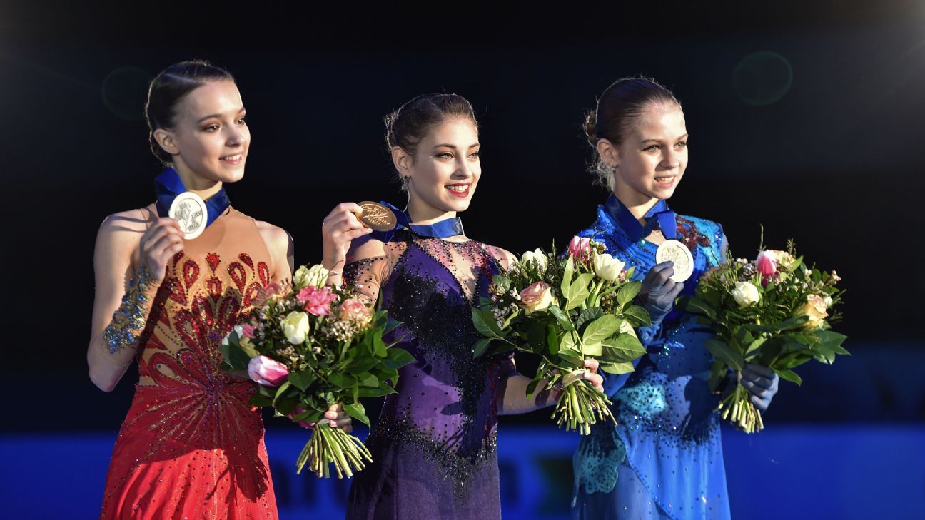 Russia wins gold in all 4 disciplines at European figure skating