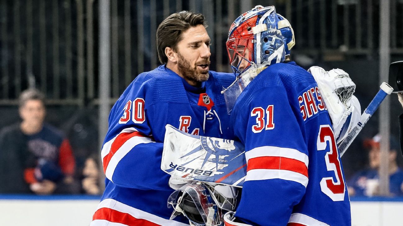 Igor Shesterkin keeping pace with Henrik Lundqvist