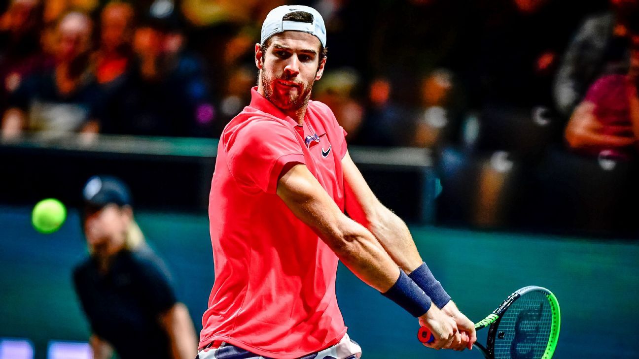 Karen Khachanov out of Wimbledon with stress fracture in back