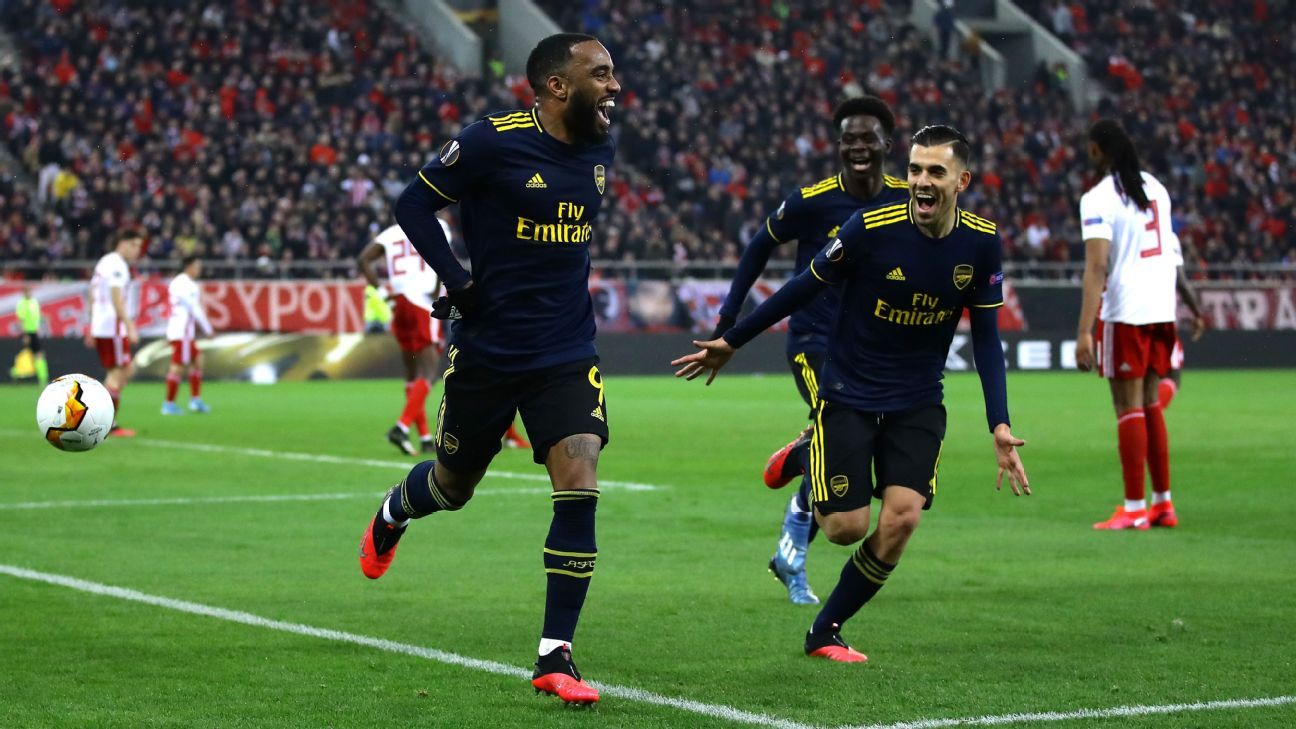 Olympiakos vs. Arsenal - Football Match Report - February ...