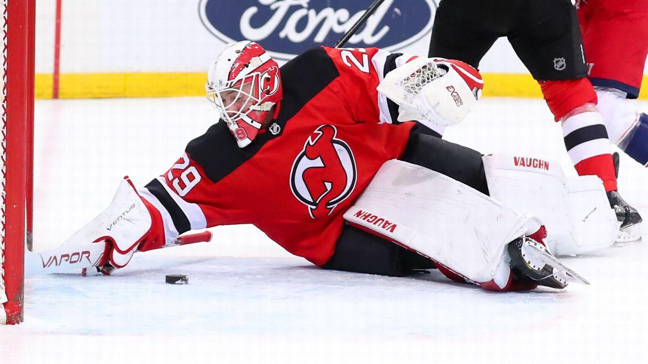 NHL: Devils' Blackwood remains unvaccinated with season looming