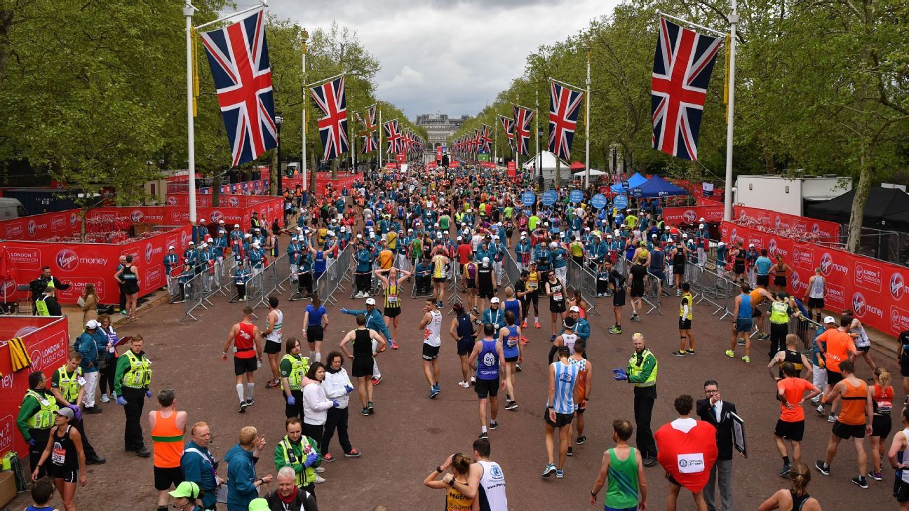 London Marathon plans for world record 100,000 runners this year ESPN