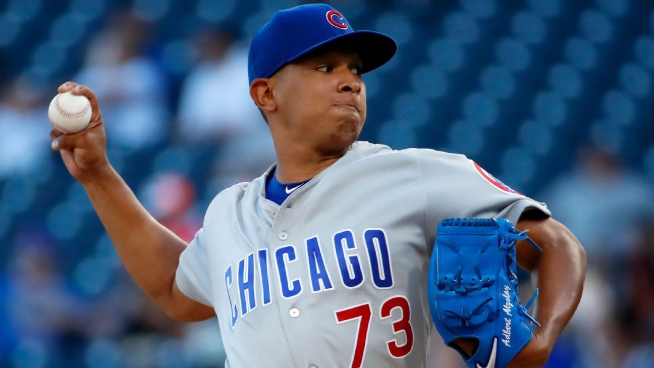 Reliever Alzolay (forearm) joins Cubs' crowded IL