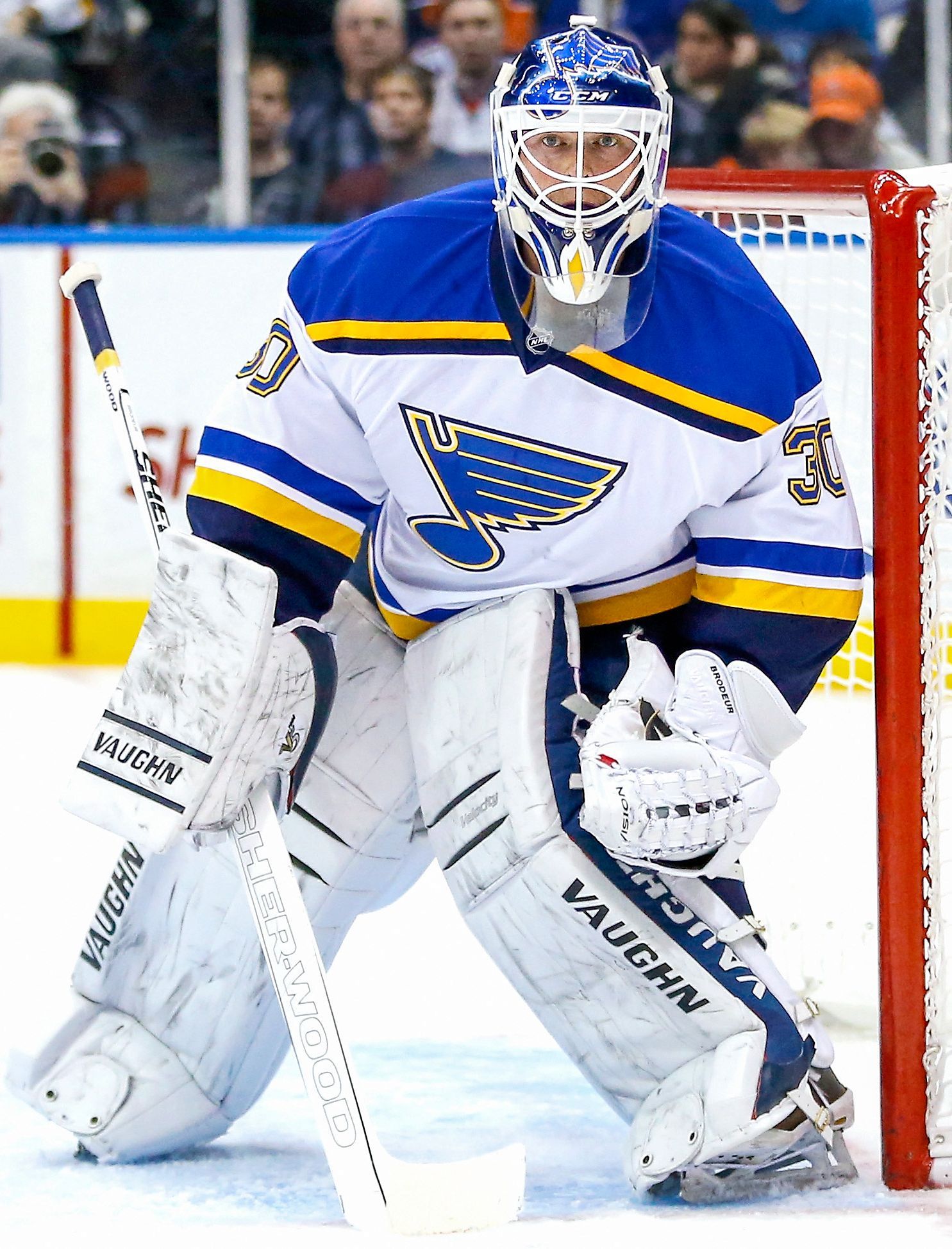 Мартин Бродо в форме Сент-Луис Блюз