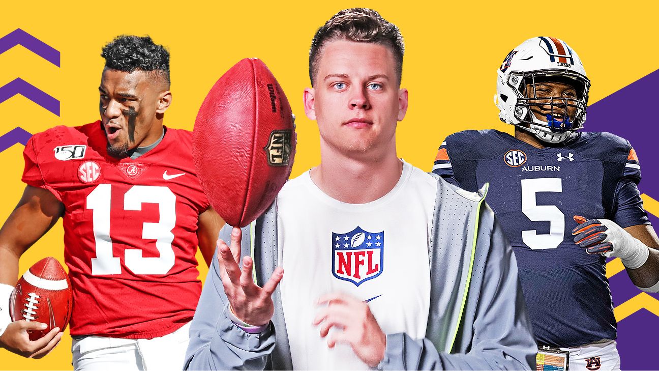 ESPN - In Mel Kiper Jr.'s latest mock draft on ESPN+, we've got a new No.  1, two projected trades and three QBs in the first round 